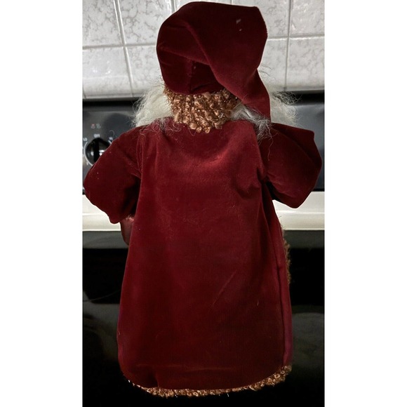 Santa Tree Topper Vintage 16 Inches Tall - Picture 3 of 5